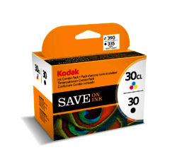 KODAK 30 Series Tri-colour & Black Ink Cartridge - Twin Pack